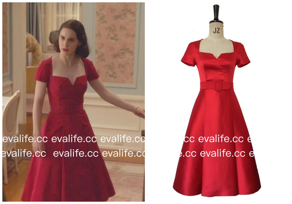 美劇穿搭｜The Marvelous Mrs. Maisel red dress 了不起的麥瑟爾夫人的紅禮服