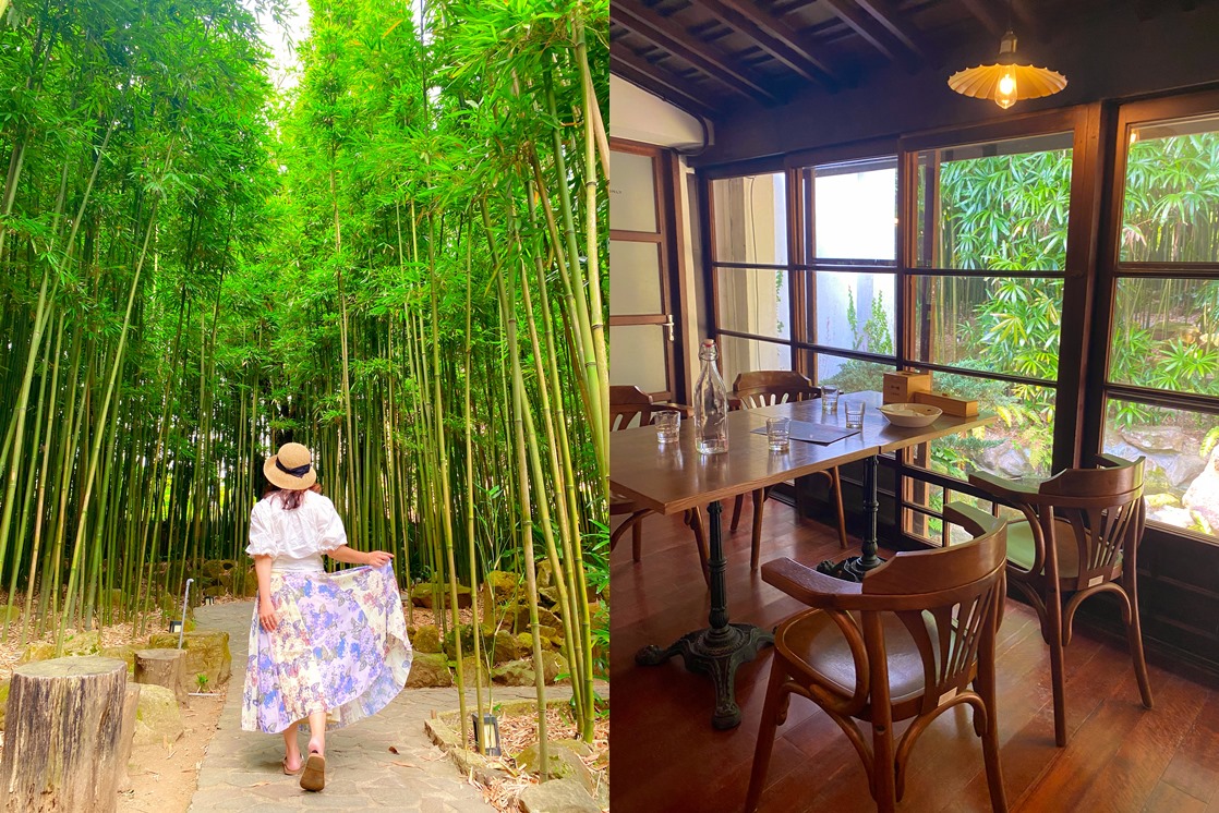 【陽明山打卡咖啡廳】一秒到京都！豆留森林在竹林秘境裡的昭和老宅，老房子復古情懷超文青！(附菜單價位) @依娃旅行小確幸