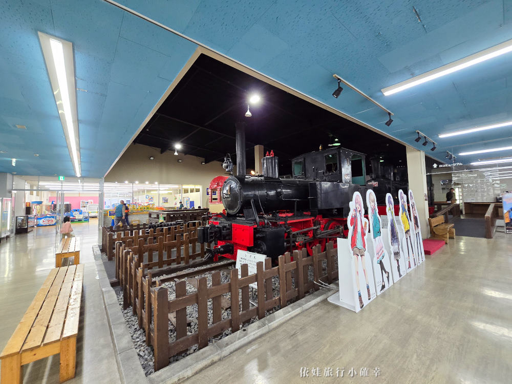 大井川鐵道新金谷駅免費景點，「Plaza Loco 」商店有火車博物館、復古列車很好拍，還可以買火車便當，搖曳露營漫畫迷必來