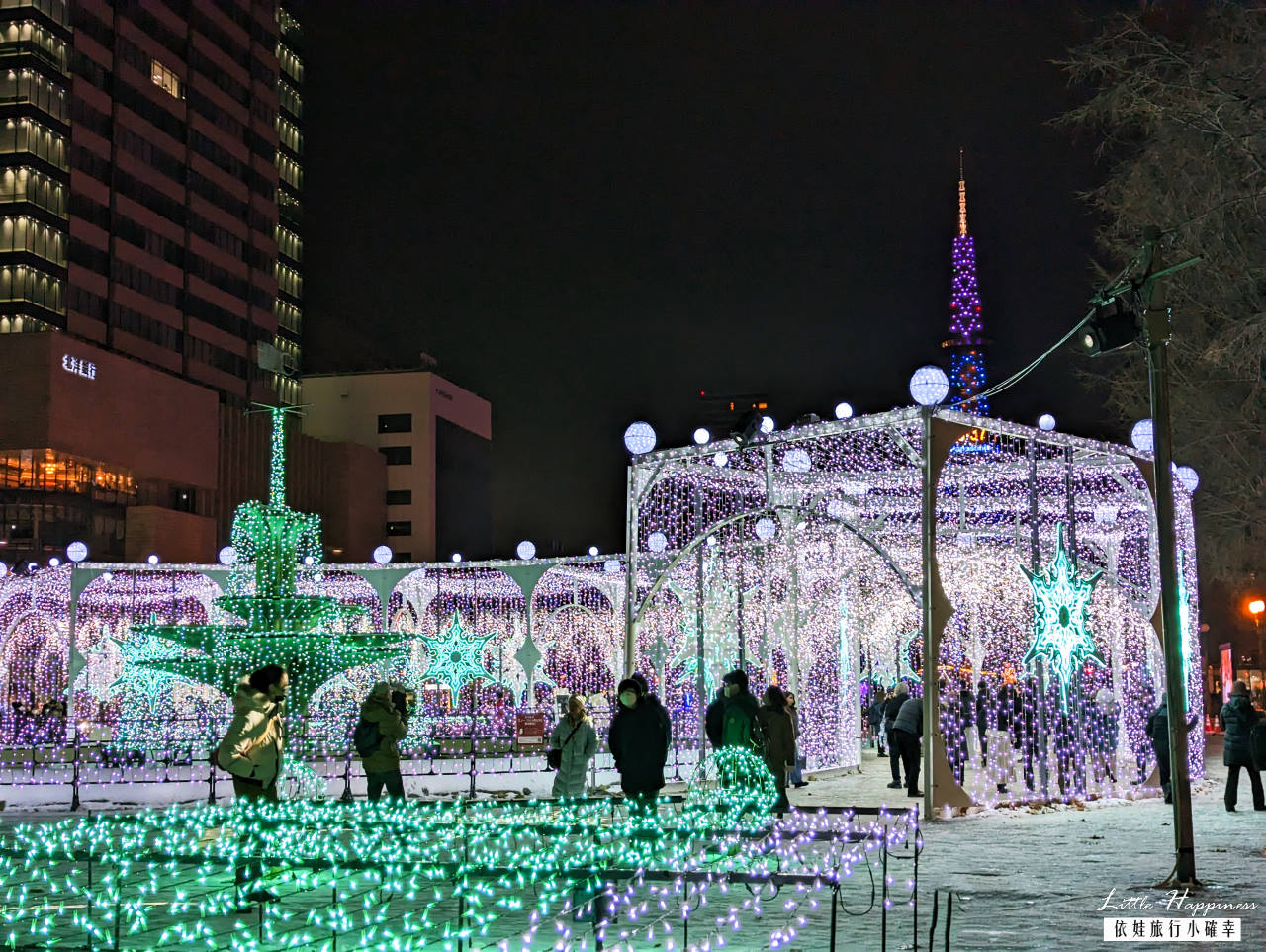 2023札幌白色燈樹節，超過40年的北海道必訪聖誕節活動，夢幻燈海走廊超好拍