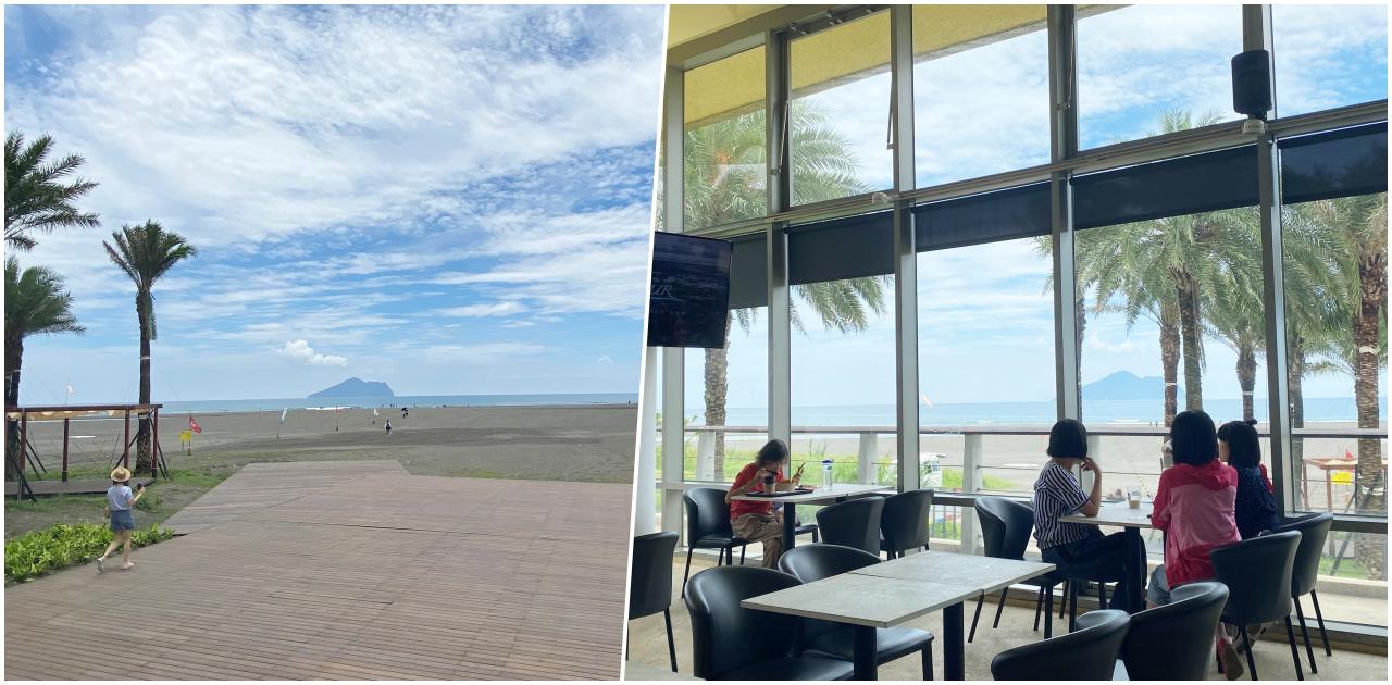九號咖啡外澳館，宜蘭頭城約會景觀餐廳，藍天綠樹度假風超好拍，還有沙灘可以玩沙(文內附菜單/停車資訊)