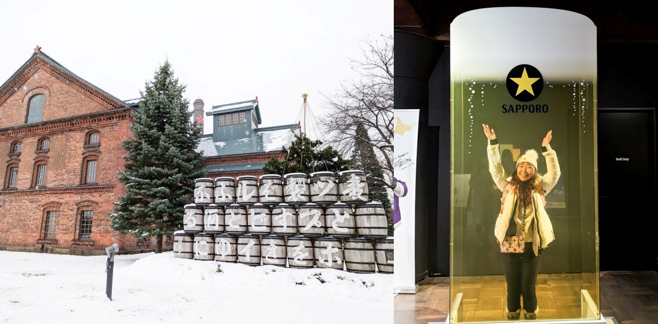 札幌啤酒博物館，北海道免費室內景點，參觀日本百年最古老的SAPPORO啤酒廠，分享交通/歷史/螃蟹羊肉吃到飽餐廳